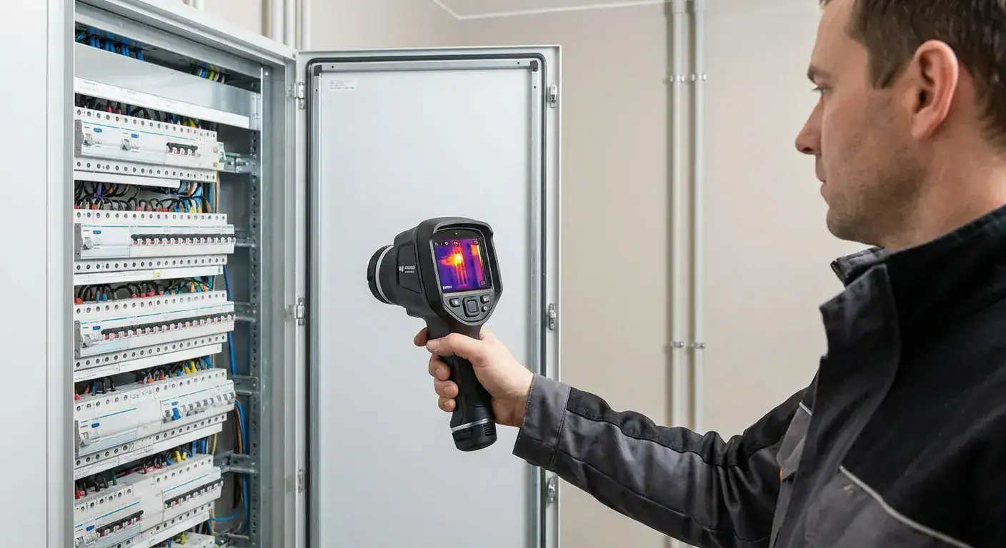 Termografering av sikringsskap: Finn skjulte brannfarer før de utvikler seg - Featured Image